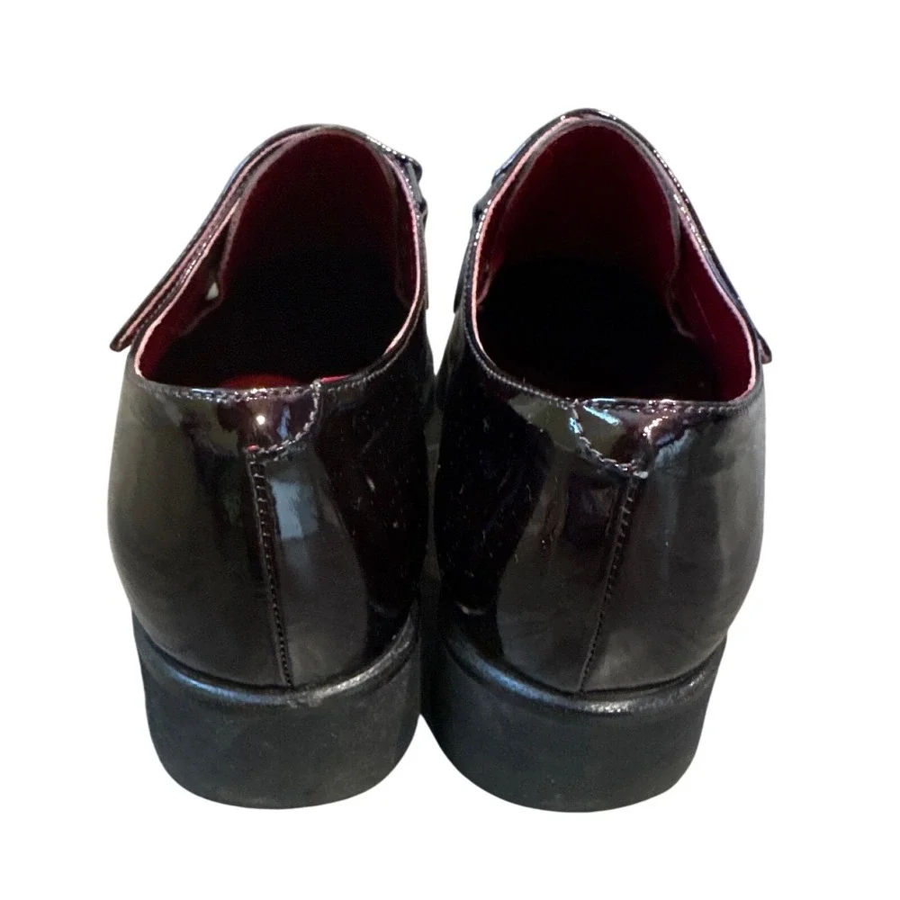 Vintage Y2K  LOTUSSE El Corte‎ Ingles Men's Patent Leather Monk Strap Shoes